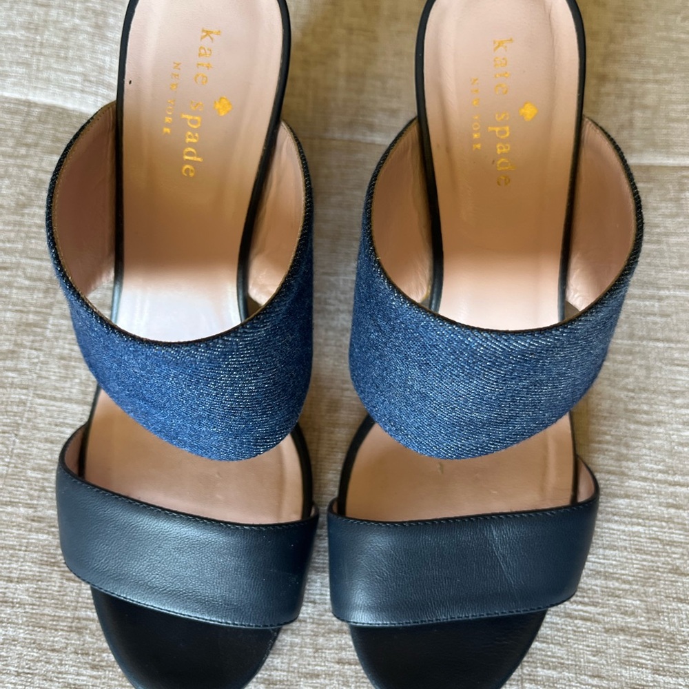 Kate Spade 3.5” open toe shoe